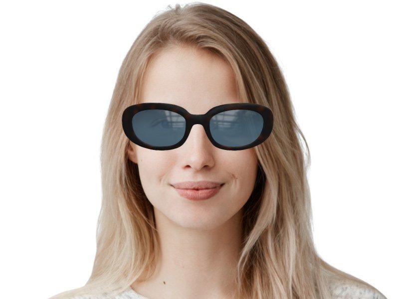 Guess top oval sunglasses