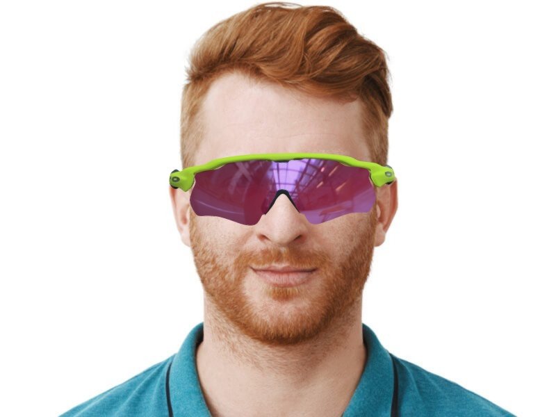 Neon green oakleys online