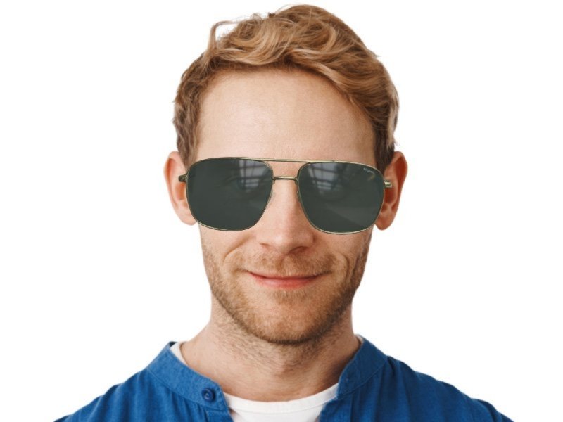 Buy Polaroid POLAROID Sunglasses PLD 4128/S/X-J5G-UC in GOLD 2024 Online